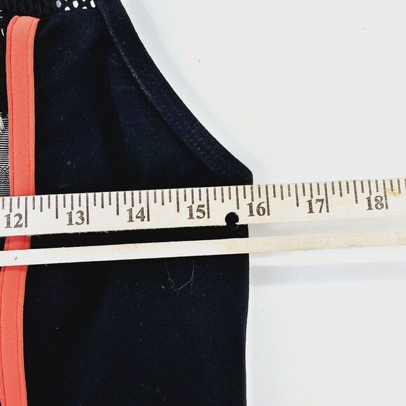 Trina Turk Recreation Bathing Suit Top Womens XL Black Orange Gray White Tankini - Picture 9 of 11